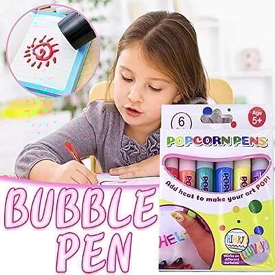 🎄 DIY Bubble Popcorn Drawing Pens