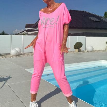 💖 Women's Casual Pocket Jumpsuit