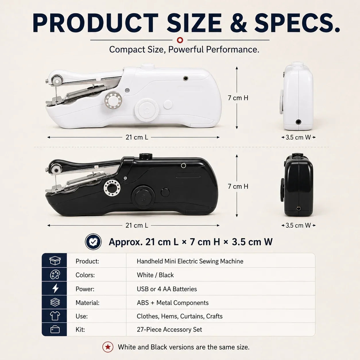 🧵 Mini Electric Sewing Machine – Lightweight, Portable & Easy to Use! ✨