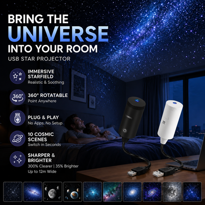 Plug-and-Play HD Star Projector 50,000+ Happy Users