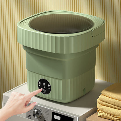 🔥Mini Folding Antibacterial Washing Machine