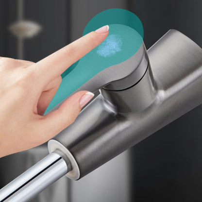 1 Hole Bathroom Faucet with Pull Out Sprayer