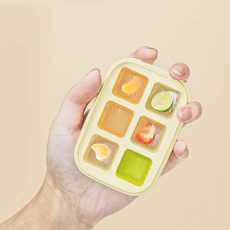 🧊Buy 1 Get 1 Free!🥃 Mini Ice Cube Tray – 6-Grid, Quick-Release & Food-Safe