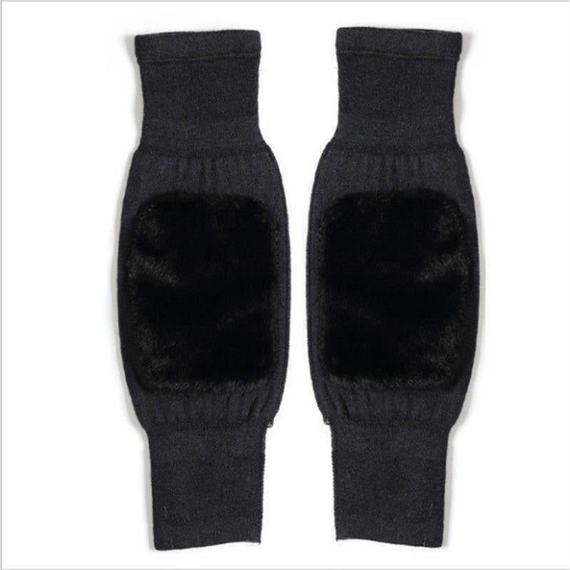 🔥Universal Cold Protection Thickened Faux Furred Knee Pads