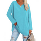 💋Women's Loose Long Sleeve Fashion V-neck Top