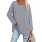 💋Women's Loose Long Sleeve Fashion V-neck Top