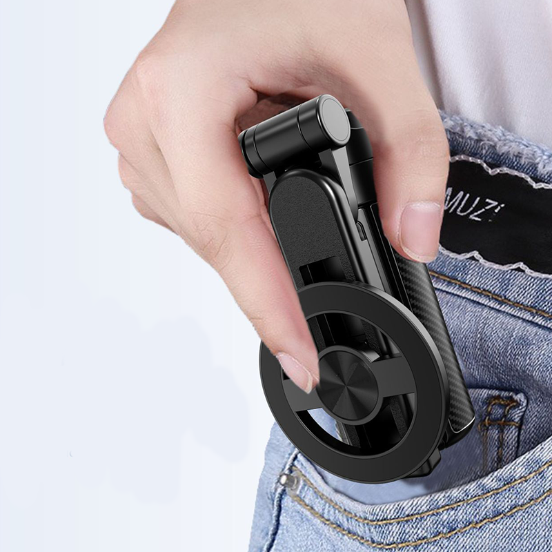 🔥4-in-1 Multifunctional 360° Rotation Magnetic Selfie Stick