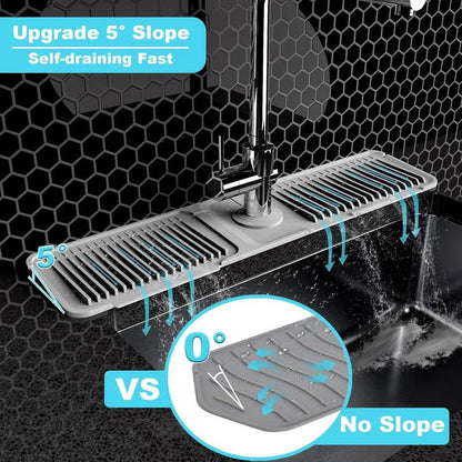 Quick-Dry Faucet Mat for Kitchen Sink