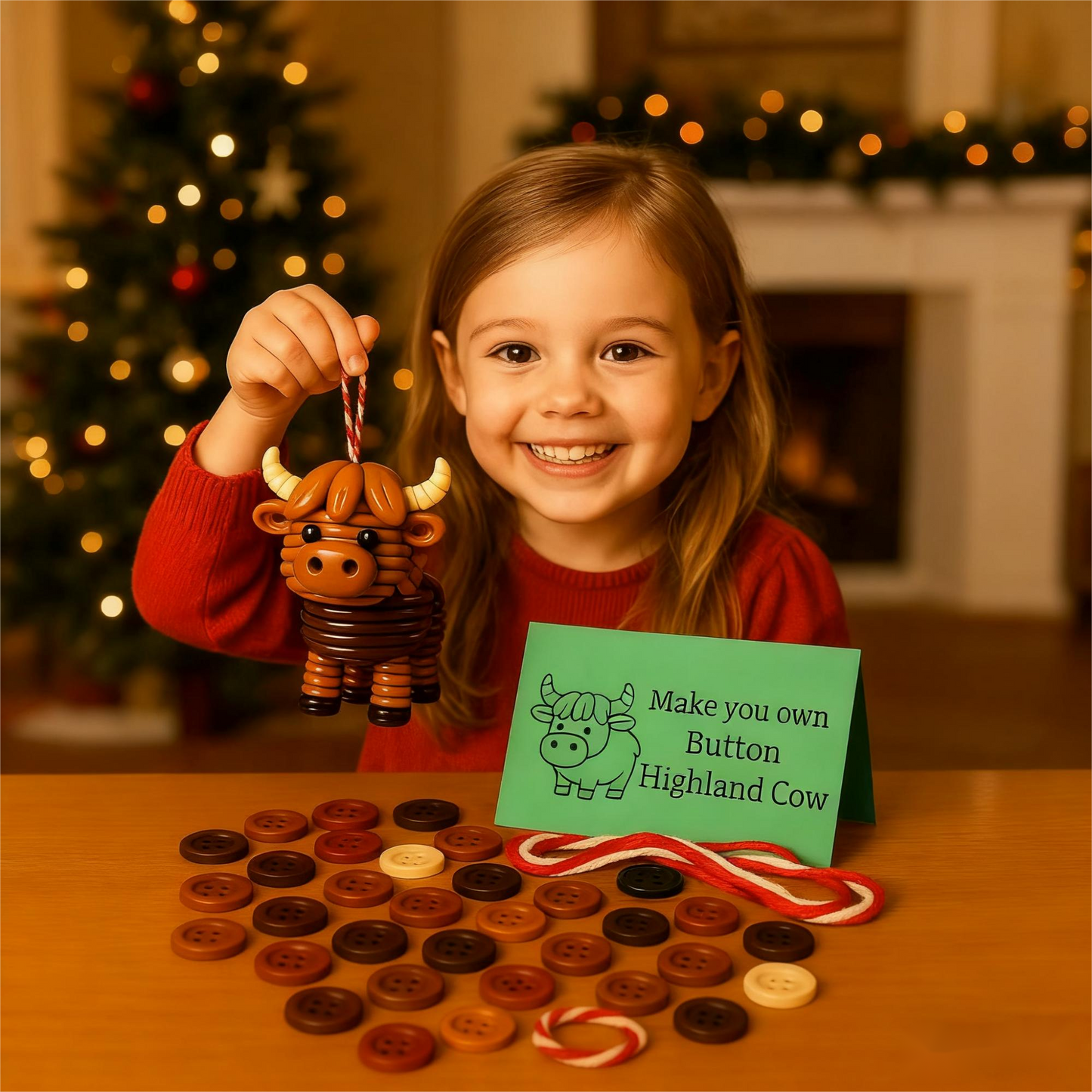 ✨DIY Button Animal Ornaments