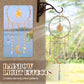 Iridescent Glass Chip Ring Wind Chime
