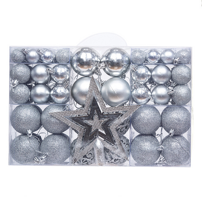 101PCS Christmas Tree Baubles Ornament Set