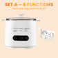 Mini Multi-Functional Egg Cooker Set with Smart Touch Panel