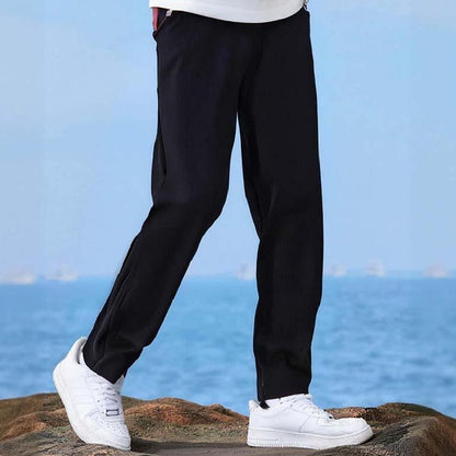 Unisex Solid Color Windproof Thermal Pants