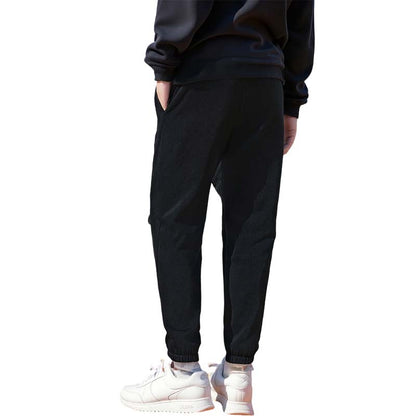 Unisex Solid Color Windproof Thermal Pants