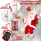 🎄Electric Fireplace Climbing Santa Claus Musical Toys