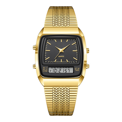 💥LIEBIG Roman Retro Dual System Multi-Function Digital Sports Watch⌚️