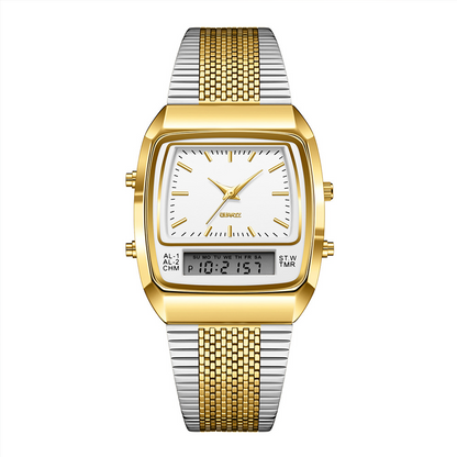 💥LIEBIG Roman Retro Dual System Multi-Function Digital Sports Watch⌚️