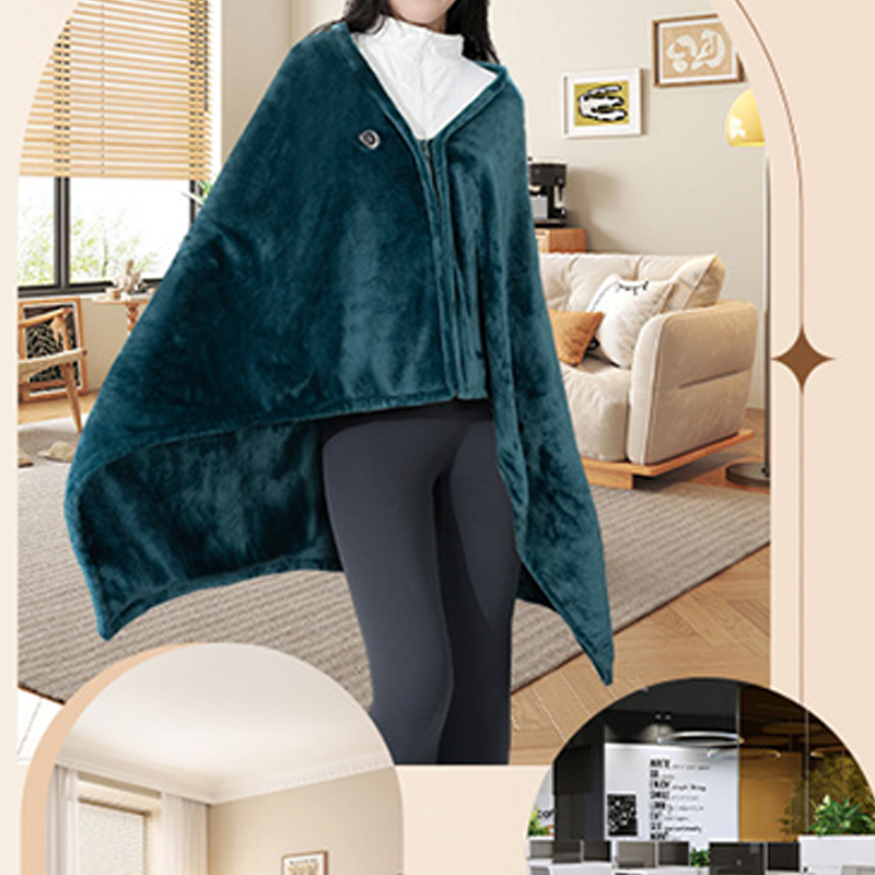 Portable USB Heated Blanket with Zipper