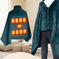 Portable USB Heated Blanket with Zipper