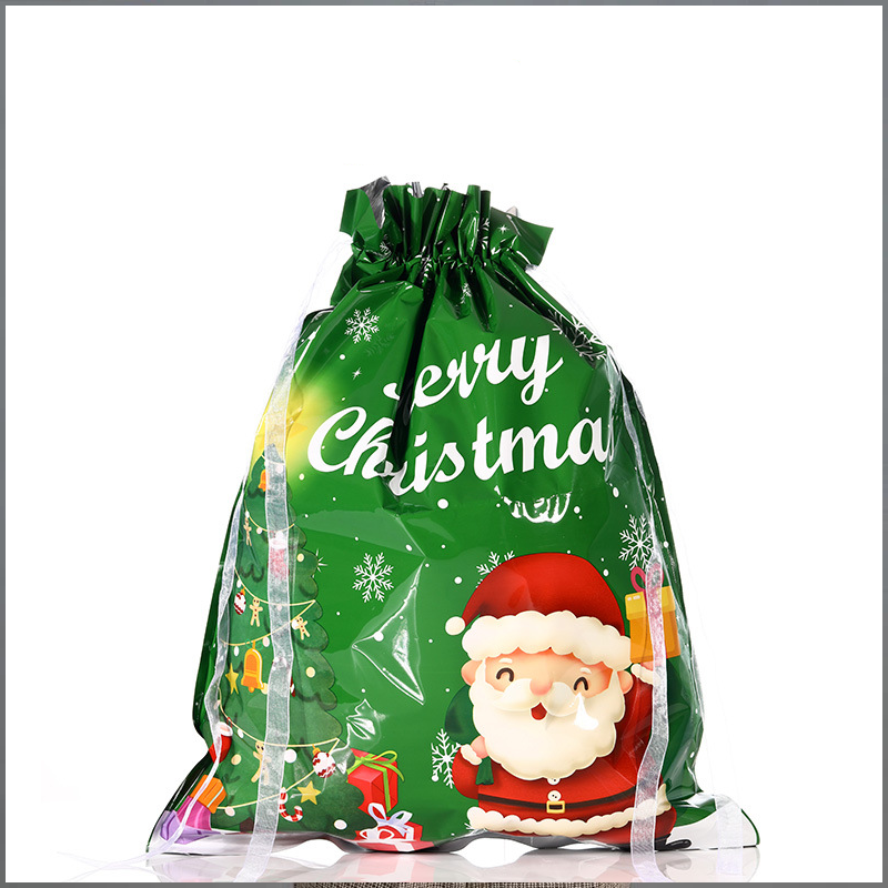 Christmas Drawstring Gift Bags