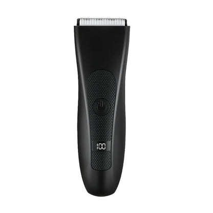 ✂️ Men's Digital Body Trimmer – L-Shaped Safety Blade, LED Display & 90-Min Runtime ✨