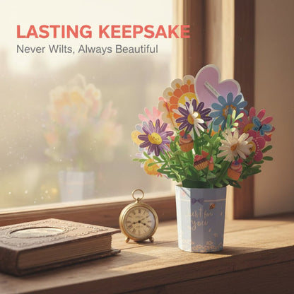 3D Pop-Up Bouquet Greeting Card