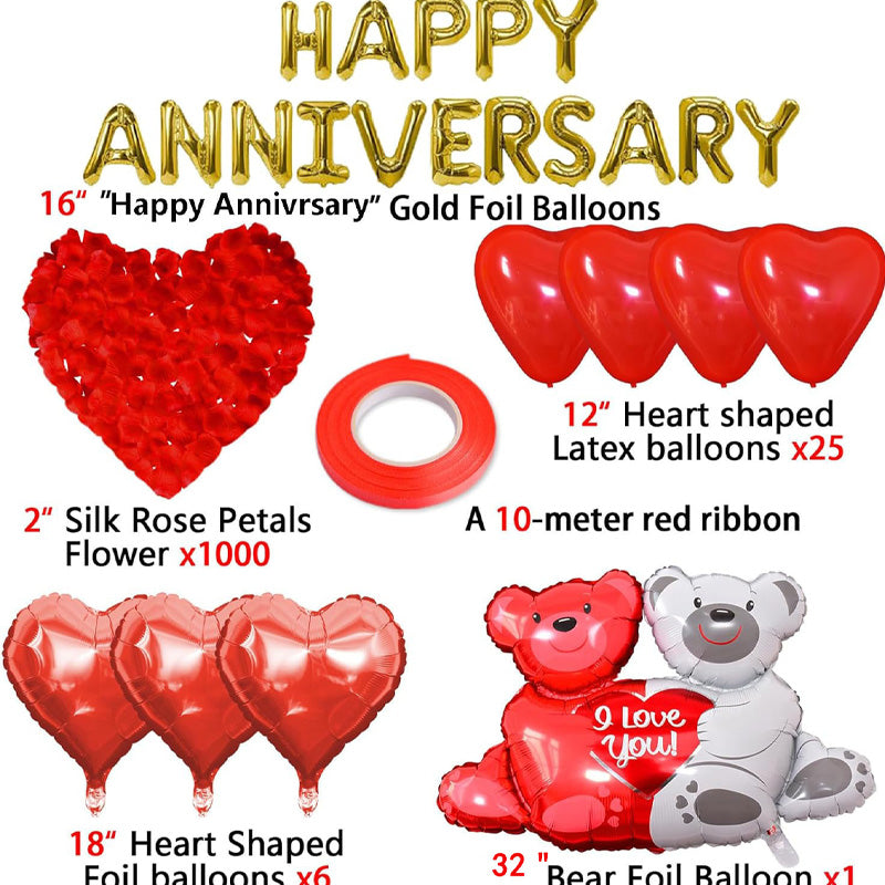 Valentine's Day Romantic Balloon Decoration Kit