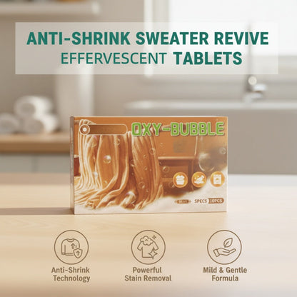 ✨Buy 1 Get 1 Free🧶 Sweater Revive Effervescent Tablets – Anti-Shrink, Restores Softness & Safe for Colors 🧺