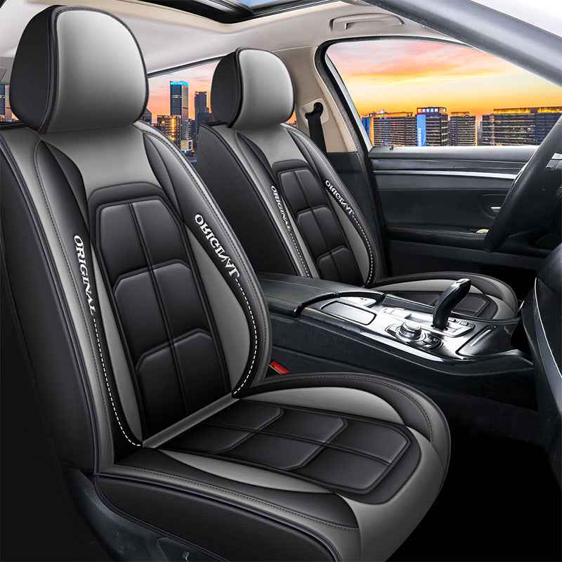 All-Season Full-Coverage Leather Car Seat Cover
