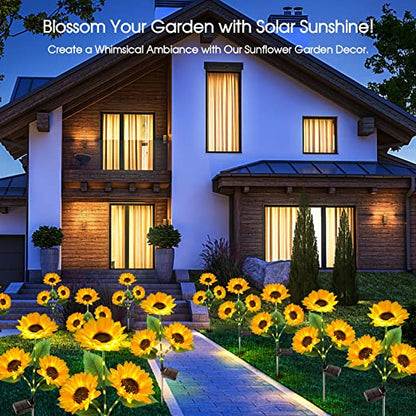🌻 Realistic & Weatherproof | 2026 Hot Sale Solar Sunflower | IP65 Outdoor Decor ✨