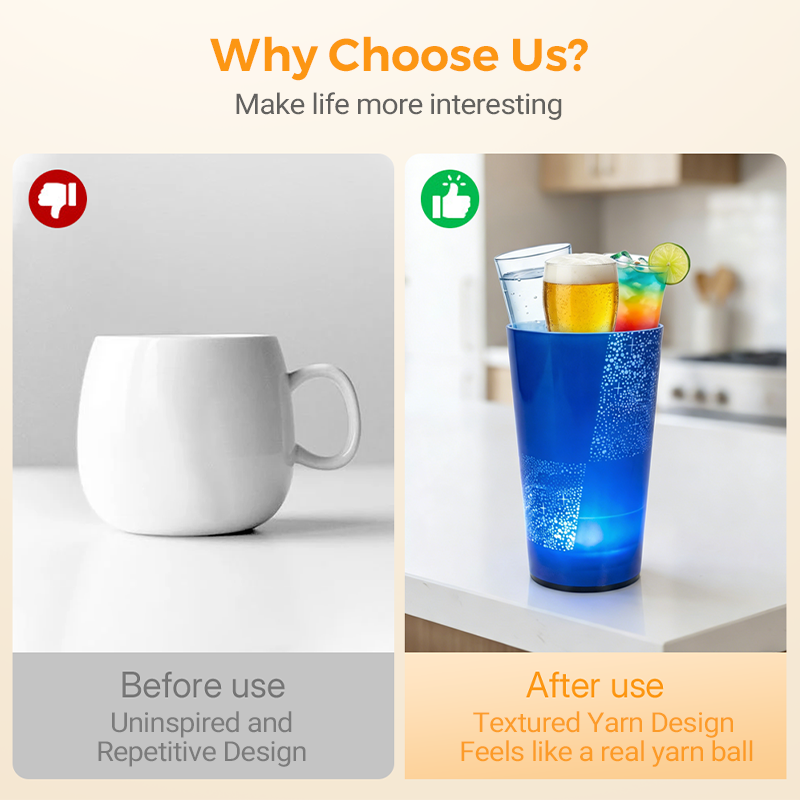 Water-Activated LED Light-Up Cup