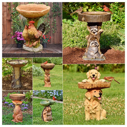 Creative Animals Sculpture Bird Feeder