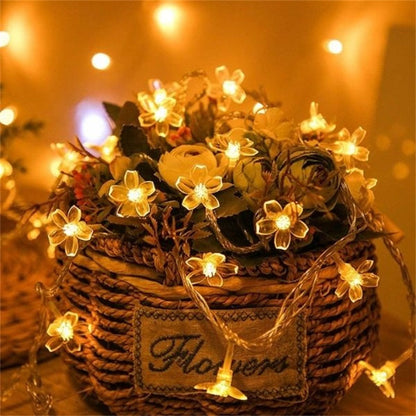 Festival Waterproof LED String Lights for Lawn and Courtyard Decor