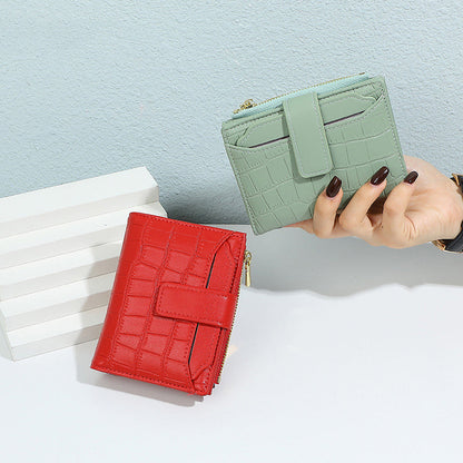 Women’s Compact Solid Color Wallet