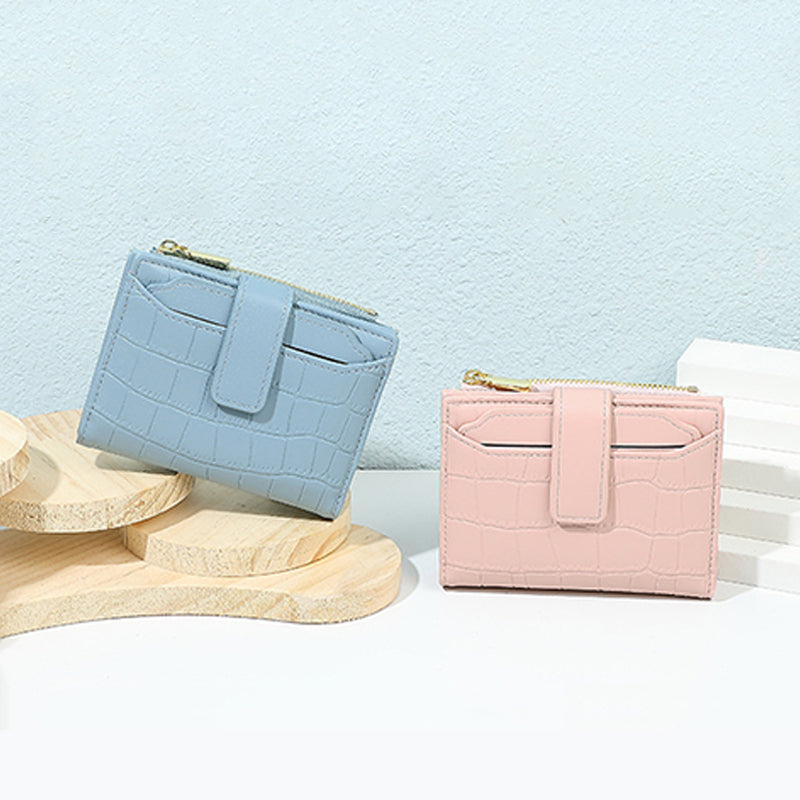 Women’s Compact Solid Color Wallet