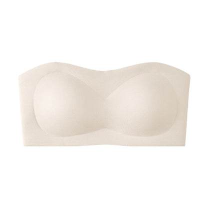 Strapless Push-Up Bra – 360° Non-slip, Wireless & Breathable. 🛡️✨