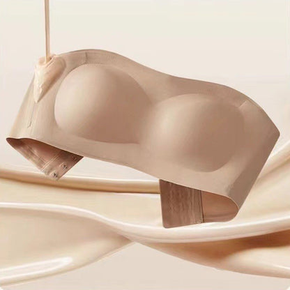 Strapless Push-Up Bra – 360° Non-slip, Wireless & Breathable. 🛡️✨