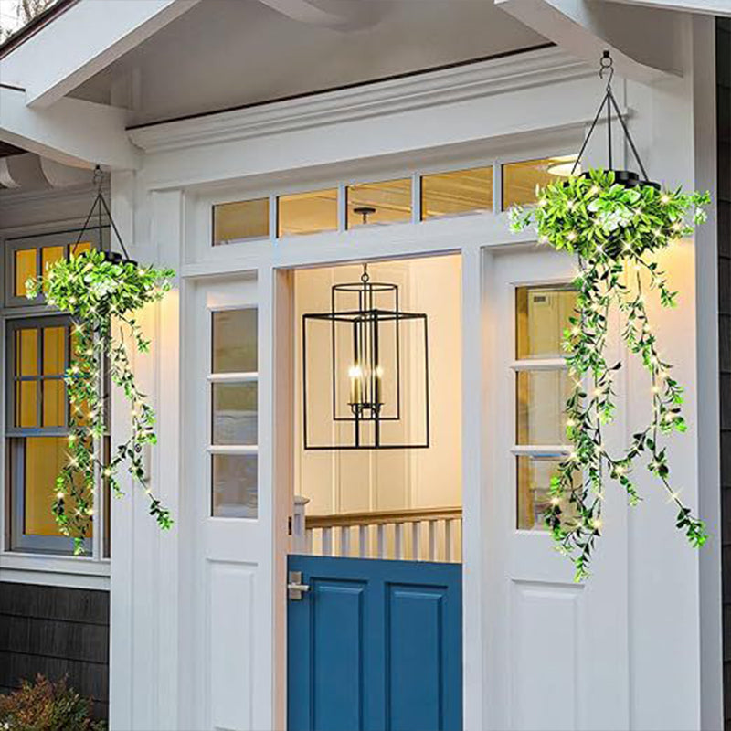 💎SOLAR-POWERED HANGING MILAN GRASS LIGHT! 💎 Lifelike Foliage, Auto On/Off & IP65 Waterproof ✨