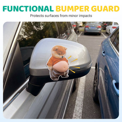 💞50K+ SOLD! 🔥🔥3D Cute Shiba Inu Self-Adhesive Door Stopper & Stress Ball