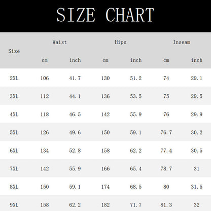 👖 Men's Plus Size Capri Pants – Wide-Leg Loose Fit, Drawstring Waist & Large Pockets ✨