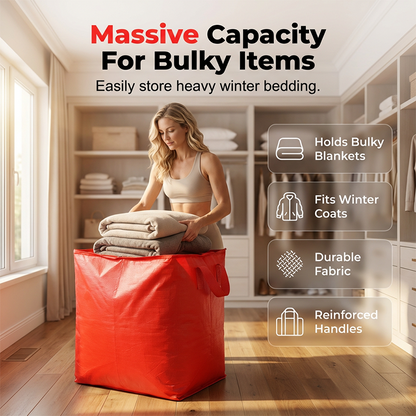 📦 49% OFF NOW! 🧳 Collapsible Storage and Moving Bag – Heavy-Duty, Large Capacity & Perfect for Organizing and Travel ✈️