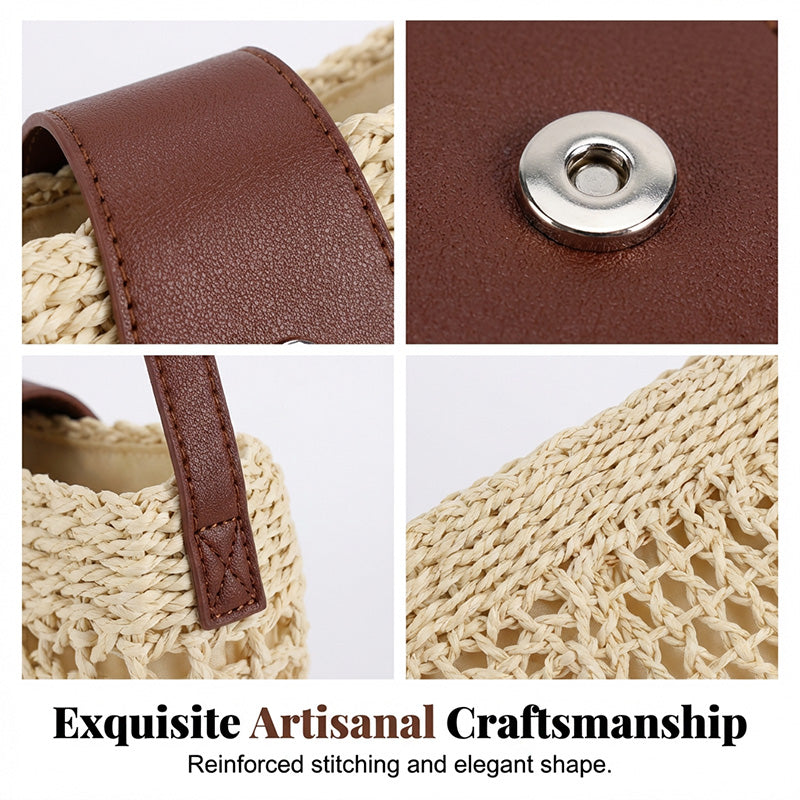 👜 Woven Crossbody Bag – Boho, Handwoven, Adjustable, Lightweight ✨