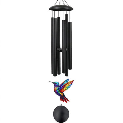 🎵Vintage Metal Memorial Wind Chimes – Soothing Melody, Rust-Resistant Aluminum, Retro Design ✨
