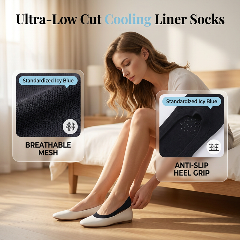 🌸💥Ultra-Low Cut Cooling Liner Socks for Women