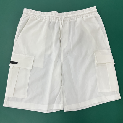Men's Cargo Shorts – Drawstring Waist, Multi-Pocket & Relaxed Straight Fit