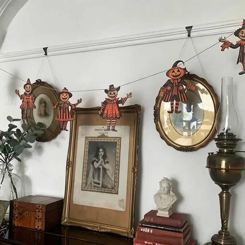 🔥While Supplies Last 40% OFF!🎉 Vintage Halloween Wooden Wall Hanging Set