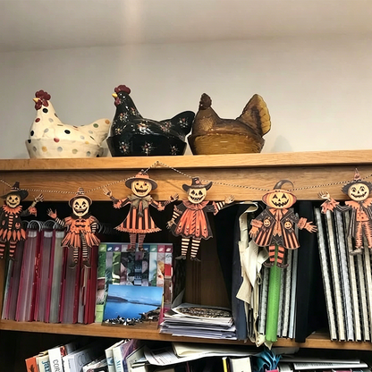 🔥While Supplies Last 40% OFF!🎉 Vintage Halloween Wooden Wall Hanging Set