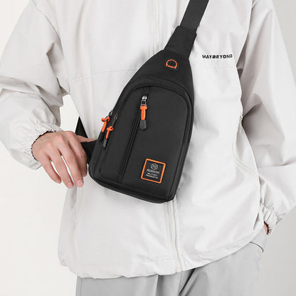 🎒✨ Waterproof Multi-pocket Crossbody Sling Bag – Organized Storage, Adjustable Strap, Headphone Jack 🌧️