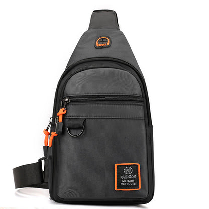 🎒✨ Waterproof Multi-pocket Crossbody Sling Bag – Organized Storage, Adjustable Strap, Headphone Jack 🌧️