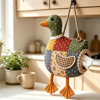 🧵🐻 DIY Animal Tissue Holder – sew, hang, and brighten any space!